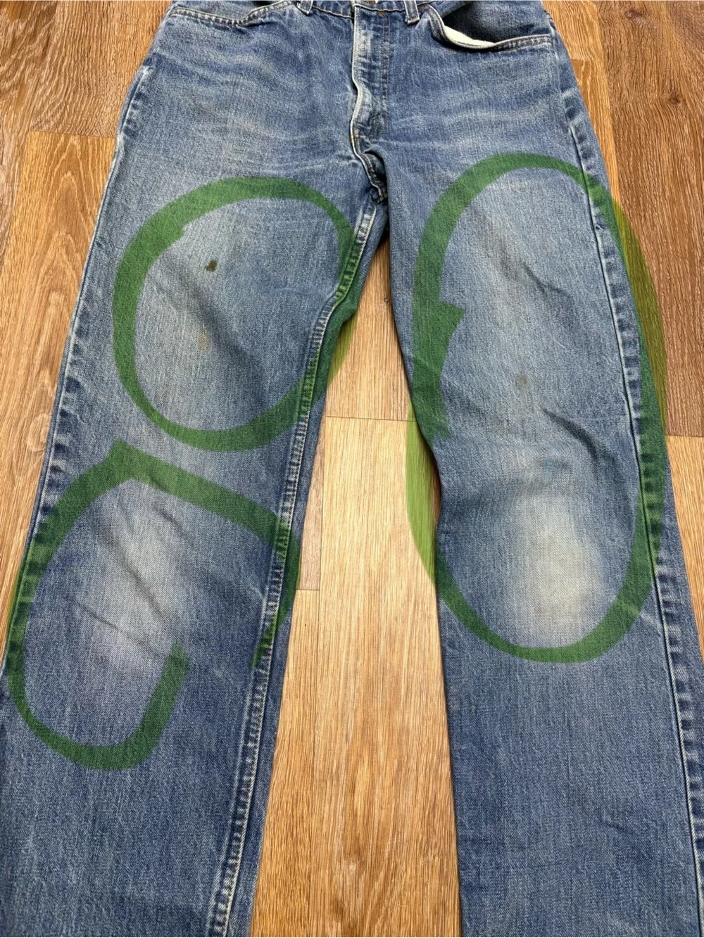 Levi's Straight-Leg Men's Jeans in Washed Blue
